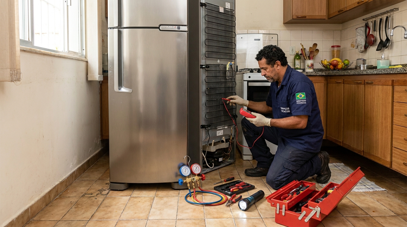 Manutenção na refrigeração em Passo Fundo-RS